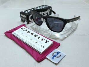 正規品 新品 偏光レンズ付き OAKLEY FROGSKINS オークリー フロッグスキン Sapphire Polarized サファイア ポラライズド サングラス