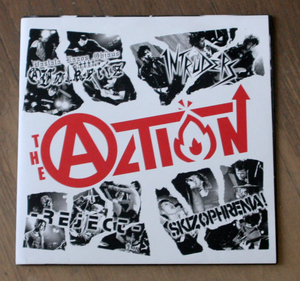  -REJECT-/FOLKEIIS/INTRUDERS/SKIZOPHRENIA / 4 way split 『THE ACTION!!』/ EP / Hardcore, Punk, ハードコア, パンク