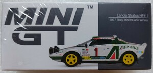MINI GT 1/64 ランチア ストラトスHF #1 モンテカルロラリー 1977優勝車　LANCIA STRATOS HF #1 1977 Rally MonteCarlo 1° 未開封 