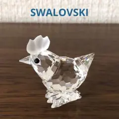 SWALOVSKI スワロフスキー置物「鶏」美品