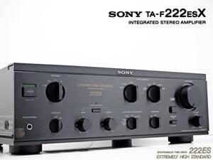 ★ 【整備・レストア済】 SONY TA-F222ESX　ソニー　プリメインアンプ　MC対応　当時67,000円　80年代国産ヴィンテージ機器 ★