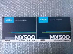 Crucial クルーシャル MX500 1000GB 1TB CT1000MX500SSD1 新品 未使用 未開封 2個セット