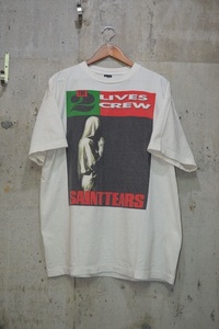 セントマイケル SAINT MICHAEL　24SS SAINT TEARS TEE　LIVES CREW(SM-YS8-0000-C01)　Ｔシャツ　XL D6646