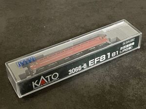  【精密加工品】KATO 3066-6 EF81 81 お召塗装機(JR仕様)