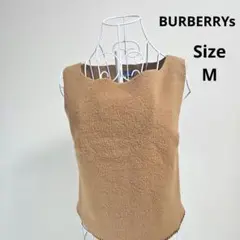 【人気⭐BURBERRYs BLUE LABEL】茶　ニットベスト　サイズM