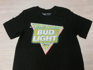 BUD LIGHT BEER バドライト ビール ビンテージ Tシャツ M バド ライト バドワイザー Budweiser アドバタイジング 企業物 USA アメリカ古着