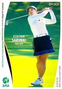 櫻井心那 レギュラーカード EPOCH 2023 JLPGA R&W