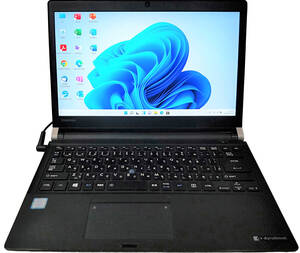 ★【驚速 TOSHIBA RZ83/FB i7-7500U 2.70GHz x4+8GB+SSD240GB 13.3インチノートPC】Win11+Office2021/UDB3.0/WEBカメラ/1920x1080■D061610