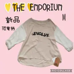 【THE EMPORIUM】ジエンポリアム　ロンティ　恐竜　Tシャツ　シースルー