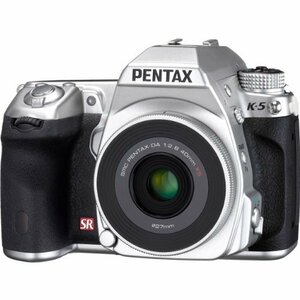 PENTAX デジタル一眼レフカメラ K-5 レンズキット シルバー (DA40mm F2.8 X(中古品)