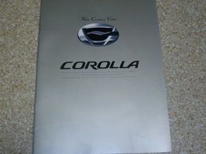 トヨタ　カローラ　９代目　Ｅ１２系　カタログ　クルマ本　　31ページ　2000年　平成12年　 24年前　 送185円