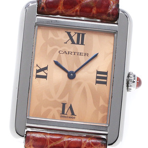 カルティエ CARTIER W1019455 タンクソロ SM クォーツ レディース _862663