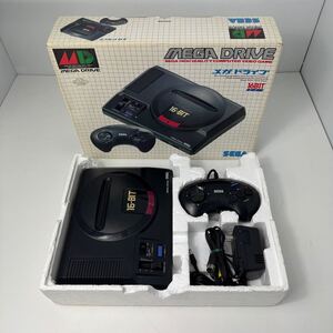 【1円〜】 動作確認OK SEGA メガドライブ セット一式 HAA-2500 コントローラー AVケーブル ACアダプター HAA-2510等 外箱付き