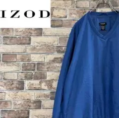 IZOD ゴルフ　プルオーバー　Vネック　無地　XL