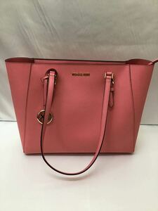 20231204【MICHAELKORS】マイケルコース トートバッグ ハンドバッグ ピンク 35R3GCFT3T