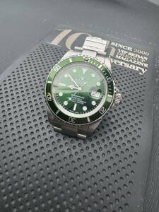 ROLEX Submariner Date Green/Stainless Steel