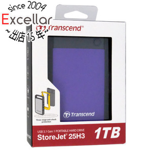 transend製 外付HD StoreJet 25H3P TS1TSJ25H3P 1TB [管理:1000018916]