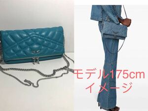 美品◆ 上品◆定価55000円　Zadig & Voltaire （ザディグ・エ・ヴォルテール）チェーン レディース　ショルダーバッグ 本革　3way