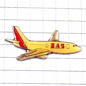 ピンバッジ・飛行機ＥＡＳヨーロッパ航空 EAS EUROPE-AERO-SERVICE◆フランス限定ピンズ◆レアなヴィンテージものピンバッチ