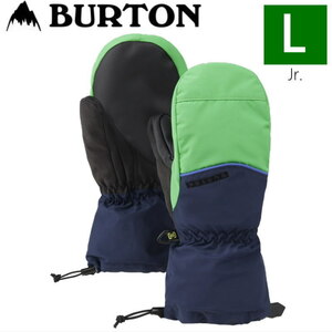 ●23-24 BURTON KIDS PROFILE MITTEN カラー:DRSBLU GLYGRN Lサイズ バートン スキー スノーボード