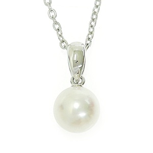 【箱付き】 MIKIMOTO ミキモト シルバー パール ネックレス 2.3g □S刻印 275849 ネックレス