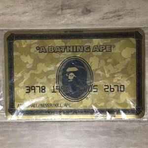 ★非売品★ マウスパッド ゴールド会員 限定 a bathing ape BAPE camo エイプ ベイプ アベイシングエイプ NIGO y3