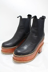 Vivienne Westwood / サイドゴアブーツ 37 ブラック Y-24-10-30-026-sh-SZ-ZY