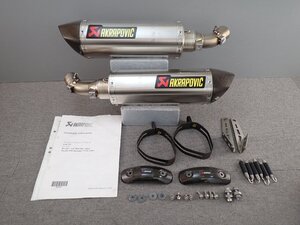 【良品】　アクラポビッチ　AKRAPOVIC　MONSTER　モンスター　M696/M796/M1100　スリップオン　マフラー　チタン　カーボン