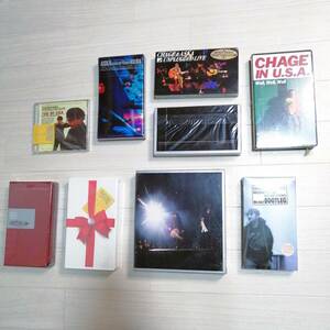 未開封 CHAGE & ASKA Q⑧ ビデオ 8セット+CDROM 感謝・千年夜一夜ライヴ・Ok! Doki!BOOTLEG 他 新品 グッズ チャゲ＆飛鳥