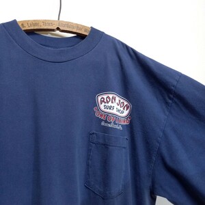 《特大 / 3X》80s 90s USA製 RON JON ポケット付き Tシャツ XXL XXXL ポケT オールドサーフ OP HANGTEN ビンテージ アメリカ製 ロンジョン