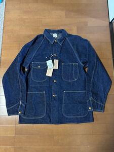 【新品size3】orSlow オアスロウ 03-6140 1950’S COVERALL 定価35860円 カバーオール デニム ジャケット 日本製 