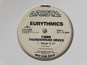 【非売品プロモ】Eurythmics / 17 Again THUNDERPUSS MIXES 3トラック12inch ARISTA US ARDP3766 99年NOT FOR SALE PROMO,Annie Lennox,