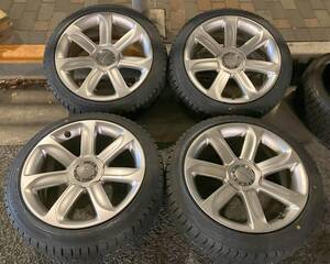 新品ダンロップ WINTER MAXX 02 225/45R18 95T XL*4本＋アウディTT純正18インチ中古アルミホイール4本セット（9J、+52、112/5、57φ）