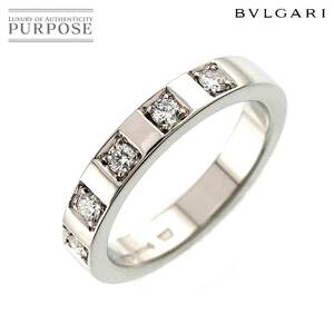 ブルガリ BVLGARI マリーミー 8号 リング ダイヤ 5P Pt プラチナ 指輪 Marry Me Ring 90258533