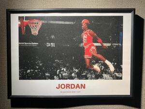 マイケルジョーダン AIR JORDAN A4 額付き Chicago Bulls ⅶ