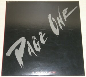 【中古】THE ALFEE 「PAGE ONE ～13 PIECES OF ALFEE～」 LP レコード