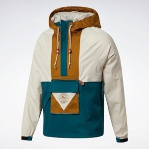 リーボック クラシックス アーカイブ アノラック ジャケット M スタッコー #GS4243 1円スタート！ Classics Archive Anorak Jacket REEBOK