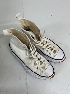 送料込み☆CONVERSE ALLSTAR コンバース☆ ローカットスニーカー 靴☆白 クリーム☆メンズ 25.0cm #61024mt599