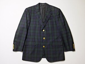 オールド◆　CHAPS　Ralph Lauren　チャップス　ラルフローレン　金ボタン　チェック　ブレザー　正規品　92-80-170　ブラックウォッチ