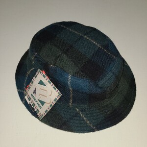 90s USA製 BRONER ハット リバーシブル Woolrich