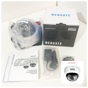 【未使用品】WEBGATE/ウェブゲート 赤外線 TVI ドームカメラ 赤外線LED バリフォーカルレンズ デフォグ機能 2022年 ※No.1※ KT1080D-IR30