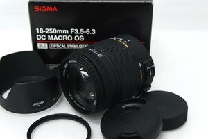 美品｜シグマ 18-250mm F3.5-6.3 DC MACRO OS HSM ニコンFマウント用 CA01-M1937-2A4