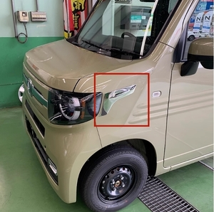 ホンダ N-VAN NVAN JJ1/2 　 ライトカバー ヘットライト ガーニッシュ　フロント外装2個セット