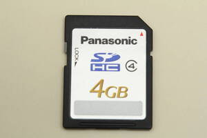 4GB SDHCカード　Panasonic class4 パナソニック