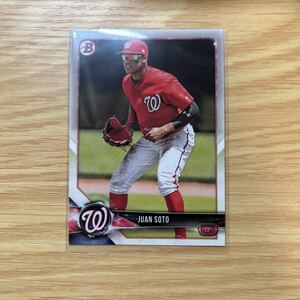 2018 Bowman Juan Soto paperカード