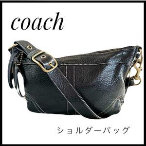 coach ショルダーバッグ　斜めがけ　肩かけ　黒　10559