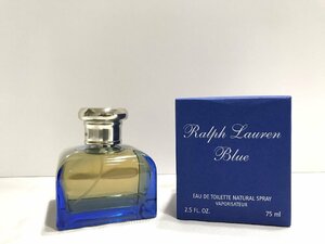 ■【YS-1】 美品 香水 ■ Ralph Lauren ラルフローレン ブルー オードトワレ EDT 75ml ■ ユニセックス 【同梱可能商品】■D