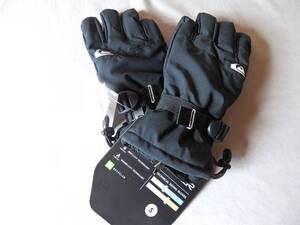 新品◆QUIKSILVER メンズ MISSION GLOVE スノーグローブ◆S/BLACK◆スキー/スノーボード/ウェア