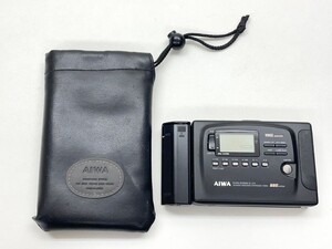 C304-O53-932 AIWA アイワ ヘッドホンステレオ ステレオラジオカセットレコーダー HS-JX70 STEREO RADIO CASSETTE RECORDER ケース袋付き