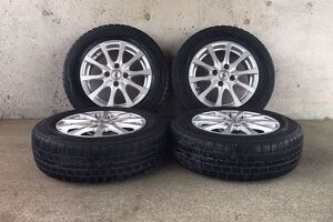 ☆超美品・AZ SPORS・14×5.5J・PCD 100・DUNLOP・WINTER MAXX・175/70R14・タイヤ溝5分山・4本セット